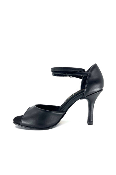 GELTONY SHOES 𝐍𝐎𝐂𝐄𝐋𝐋𝐀 | 𝐆𝐄𝐋𝐓𝐎𝐍𝐘® El Yapımı Deri Siyah Mat Topuklu Ayakkabı (Tango Düğün Özel Gün)