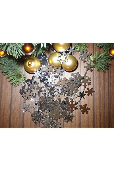 Armada 2.5 Meters Silver Plastic Christmas Tree Snowflake Ornament Chain