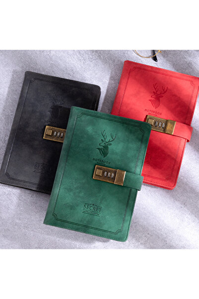 G&S PRO G&S PRO® diary – AristoNotes Collection, combination lock system, A5, 200 pages, red color.