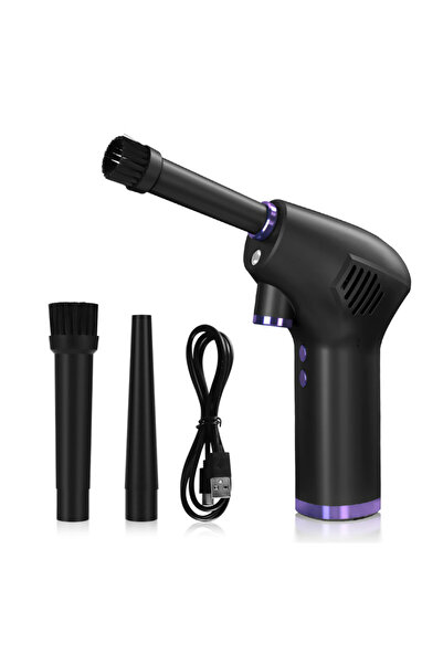 No branded Aspirator electric cu aer comprimat, fără fir, 6000mAh, 60W, 40000 RPM, curățare PC