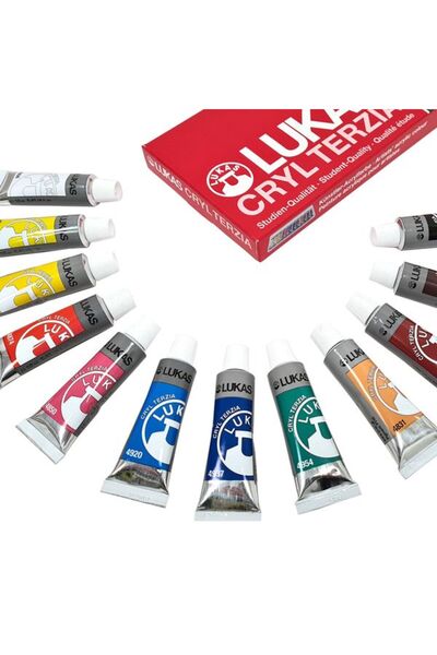 Lukas CRYL TERZIA ACRYLIC PAINT 12X12ML SET