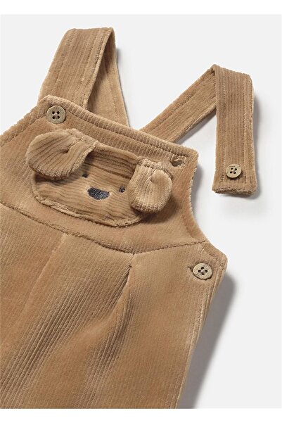 MAYORAL Baby Boy Velvet Jumpsuit Toffe 2635