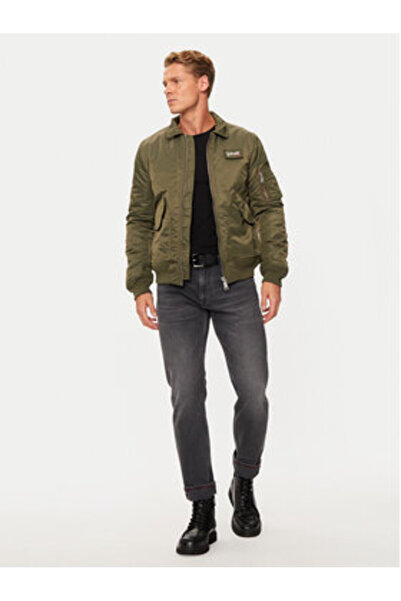 Schott NYC Ανδρικό Bomber Jacket 210100RS Πράσινο