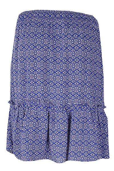 ORSAY fustă Trish Blue - 38, Albastră, 100% viscoză