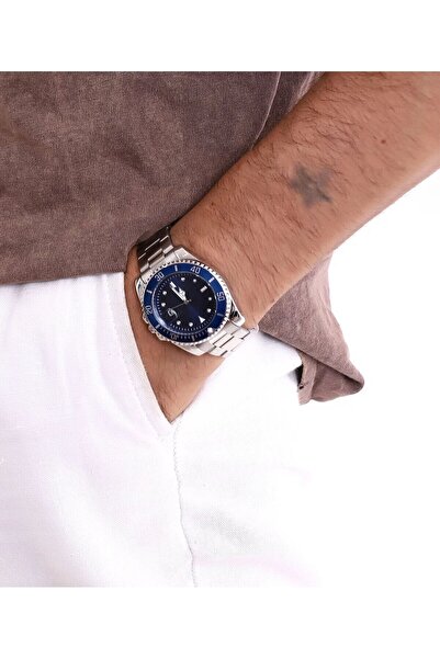 MEYSHA JEWELRY KORDONU ÇELİK ERKEK SAATİ