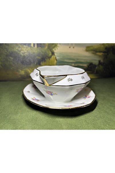 tayfuntufan antika koleksiyon Limoges Sauce Bowl 16 cm in Diameter, 7 cm High