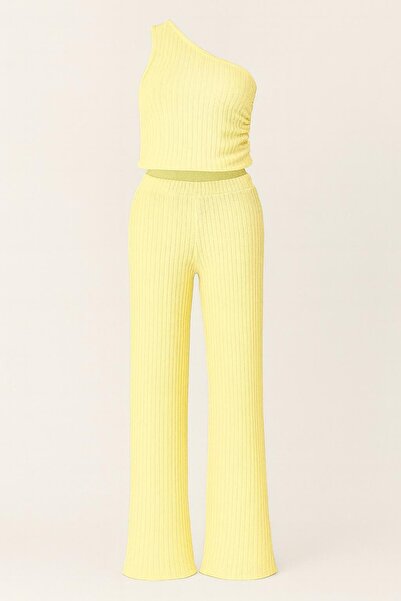 HAKKE Single Shoulder & Seersucker Textured Double Set