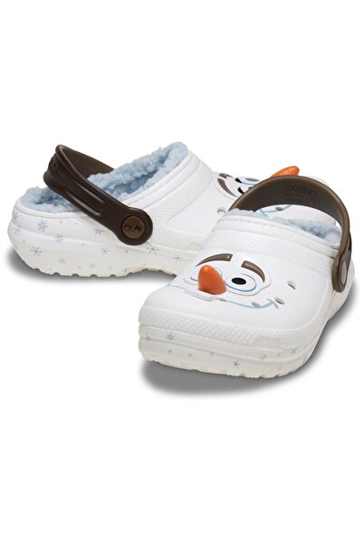Crocs Frozen Olaf Lined Cls Clg K Beyaz Çocuk Terlik