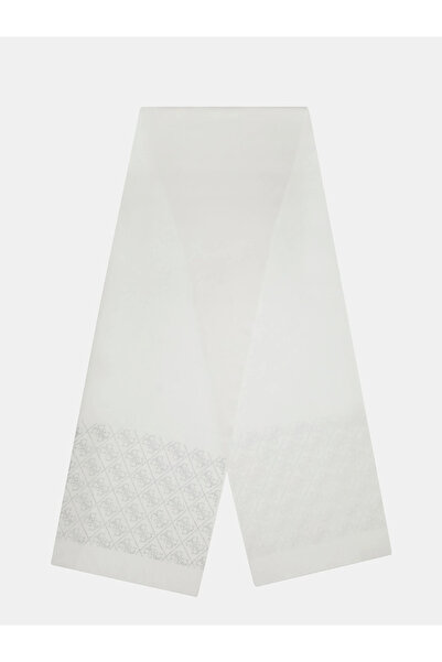 Guess Γυναικείο λευκό πλεκτό σάλι Nora W5BZ21Z2NQ2-G011