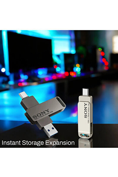 Generic 2TB USB Flash Drive – Ultra High Capacity Portable Storage, High-Speed Data Transfer, Metal U Disk