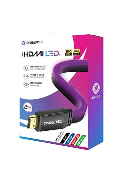 Oniverse Cablu HDMI 2m LED 8K Mov