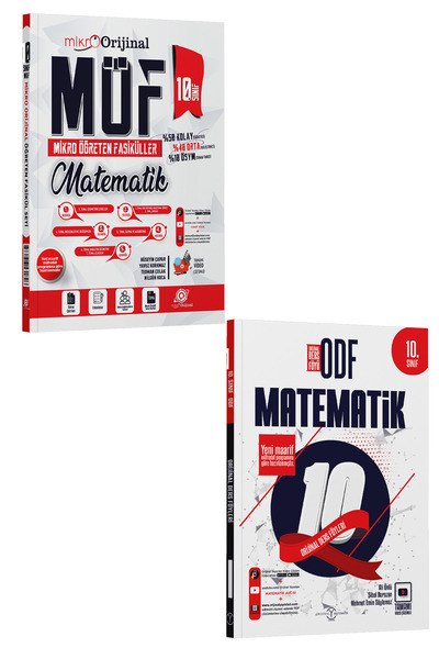 Orijinal Yayınları 10. Sınıf Matematik ODF ve MÖF Seti 2026
