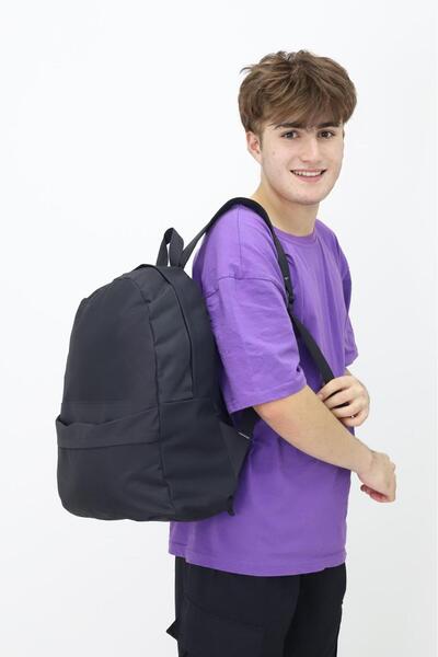 Probag Men's Black School and Casual Backpack – Waterproof, Lightweight, and Large Capacity