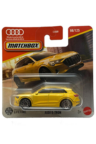 HOT WHEELS Matchbox Audi E-Tron (1/64) Sarı - 2025 Case