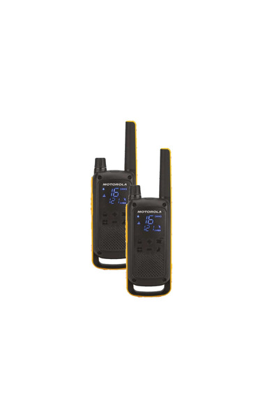 Motorola Talkabout T82 radio station, black-yellow, 16 channels, 2 Walkie-Talkies