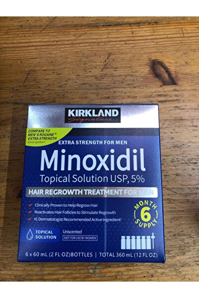 LOCK محلول كيركلاند سيجنتشر مينوكسيديل الموضعي USP، 5% - علاج إعادة نمو الشعر للرجال (6 أشهر)