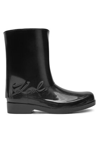Karl Lagerfeld γυναικείες γαλότσες KL47064S μαύρες