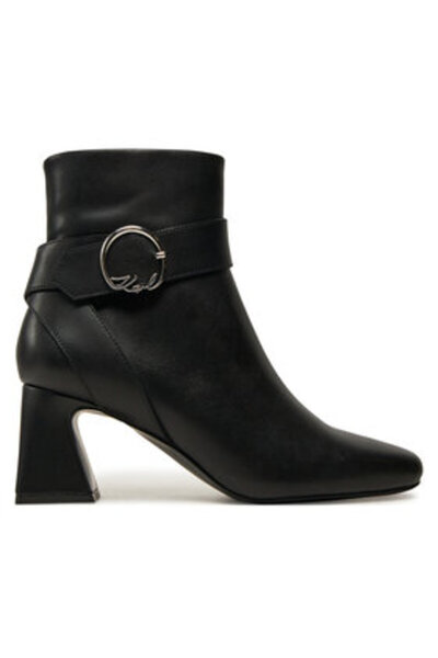 Karl Lagerfeld γυναικεία μποτάκια μέχρι τον αστράγαλο KL31444 μαύρα