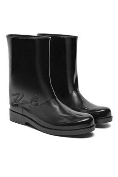 Karl Lagerfeld γυναικείες γαλότσες KL47064S μαύρες