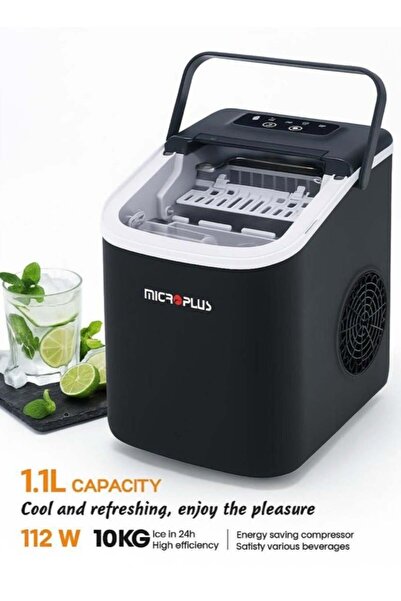REFURA ماكينة صنع الثلج من مايكرو بلس بسعة 1.1 لتر