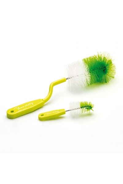 Thermo Set 2 perii Thermobaby pentru spalat biberoane/tetine, Verde