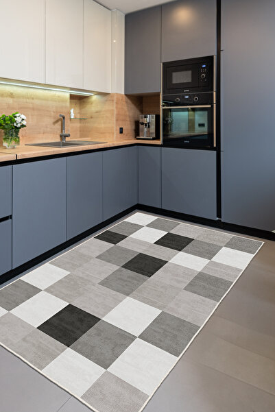 NaRStore Home Dekoratif Yıkanabilir,İnce, Kaymaz Tabanlı, Modern Salon Halısı...