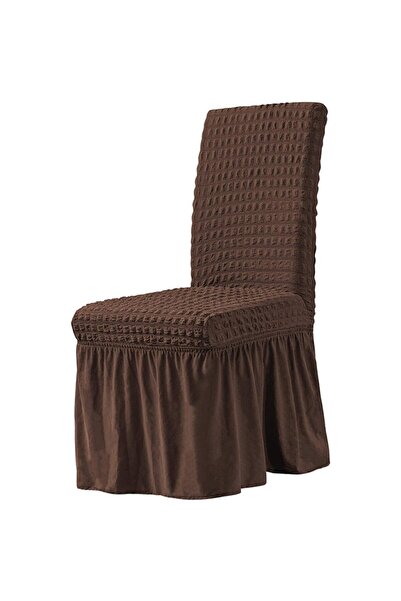 StarMall Brürümcük Skirted Chair Cover, Elastic, Stretchable Chair Cover 1 Piece