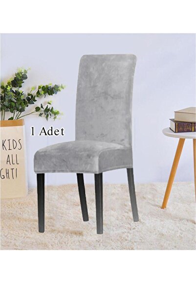 StarMall Ipek Kadife Sandalye Kılıfı Sandalye Örtüsü Lastikli Standart 1 Adet