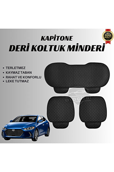 Oto Çizgi Husă de protecție pentru scaun din piele compatibilă cu Hyundai Blu...