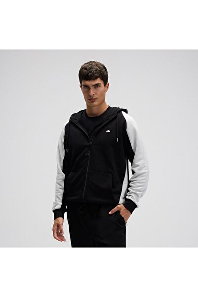 Ellesse EM560-BK Ανδρικό φούτερ με φερμουάρ με κουκούλα - Μαύρο
