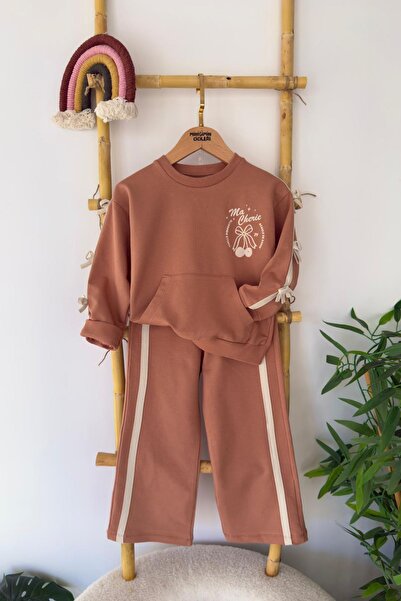 Minigimin Cicileri Set pentru fetiță cu detaliu de fundă cu imprimeu de cireș...