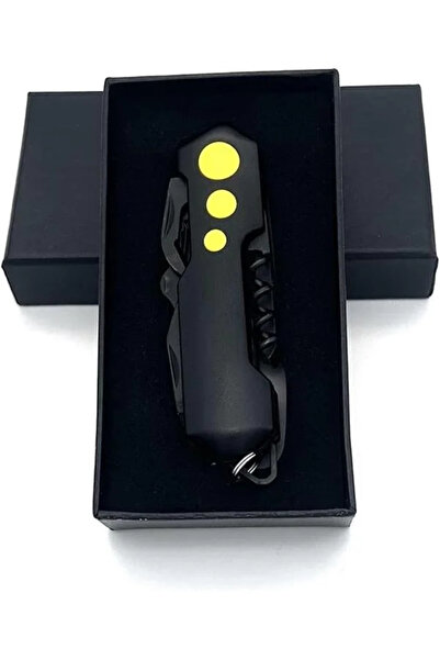 Genel Markalar 14 Fonksiyonlu Outdoor Kamp Multifonksiyonel Kutulu Cep Çakısı...