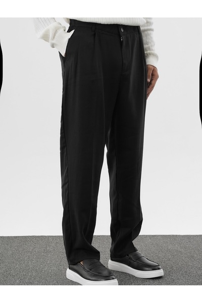 oraystore Ανδρικό υφασμάτινο φαρδύ παντελόνι νέας σεζόν