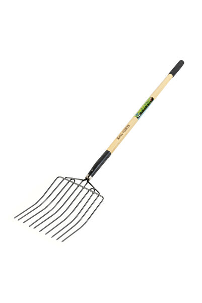 Wertcraft Furca gunoi grajd, 10 dinti, maner lemn, 1600mm