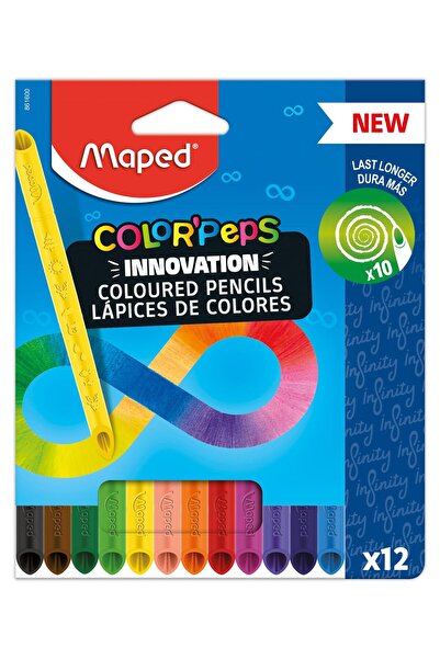 Maped أقلام تلوين إنفينيتي 12 لونًا