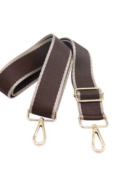 Anatolia Coffee-Beige Adjustable Polyester Bag Shoulder Strap 4 cm X 120 cm
