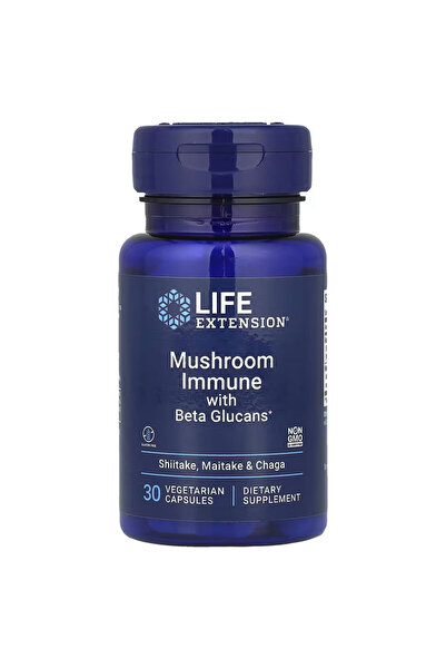 Life Extension Гъбен имунен комплекс с бета-глюканове 30 капсули