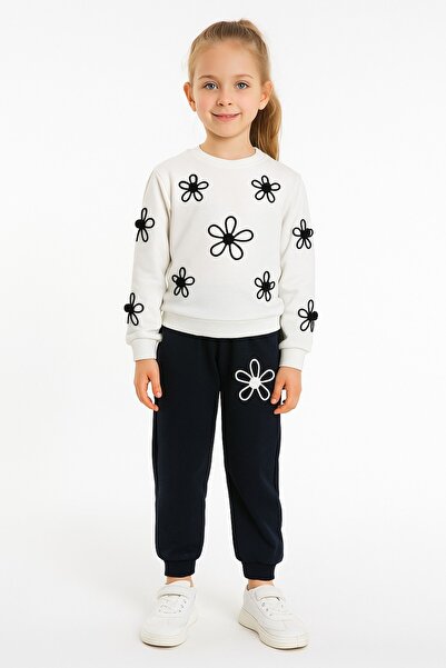 Cici kız Baby Junior Сезонен комплект горнище и долнище за момичета с накъдрени ръкави