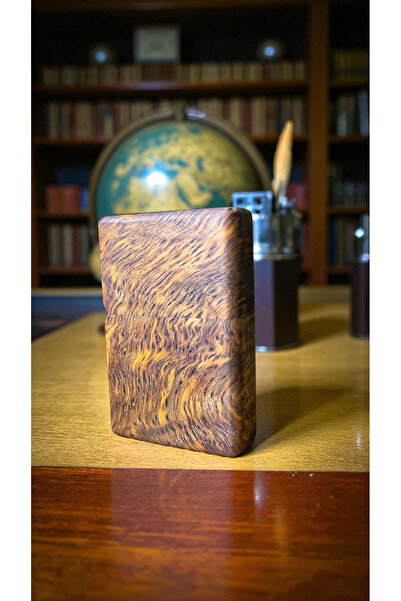 precious El Yapımı Meşe Ağacı Uru Benzinli Çakmak – Ömür Boyu Garantili