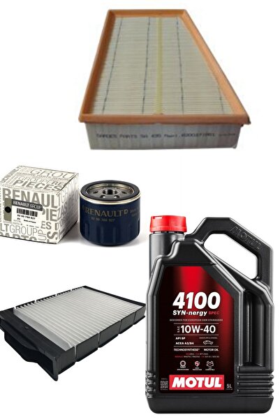 Motul Megane 2 Yağ Bakım Seti 1.4-1.6-2.0 16V K4J-K4M- F4R(2003-2010)
