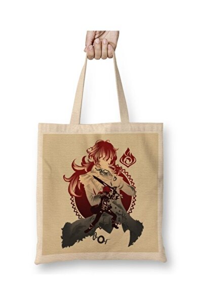 Toyaso Τσάντα Genshin Impact Tote Bag με μακριά λαβή Τσάντα αγορών Τσάντα παρ...