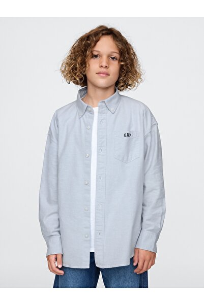 GAP 605359001 قميص أكسفورد بشعار FRCH