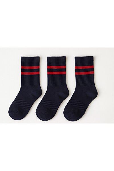 Scorpion Plus Cotton & Polyamide Blend Tennis Socks – Set of 3, Flexible and Durable Sports Socks