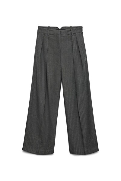 Vero Moda Hose mit weitem Beinschnitt VMHAYA Mittlere Taille Hose
