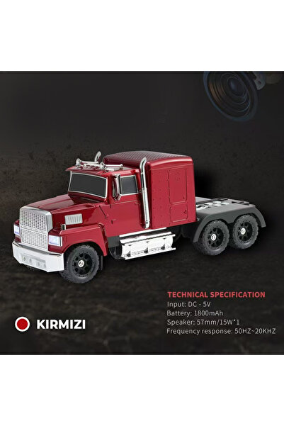 MTL Klasik Görünümlü Nostaljik Kamyon Bluetooth Hoparlör FM Radyo Speaker