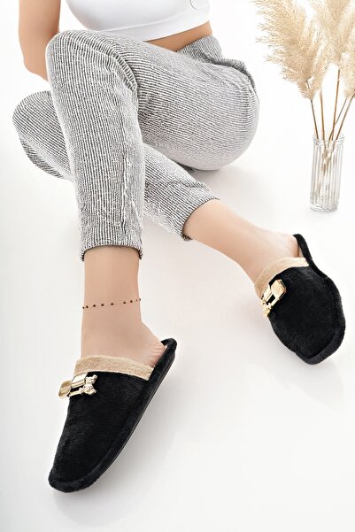 Modafırsat Γυναικείες παντόφλες εσωτερικού χώρου, βελούδινες που πλένονται, με επένδυση από μαλλί, παντόφλες από γούνα, πακέτο προσφοράς για επισκέπτες, παντόφλες νύφης