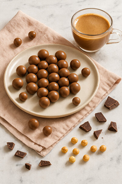belchocolate Çikolatalı Mokka Leblebi Draje - 200 Gr.