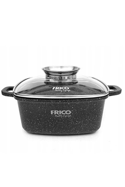 Wertcraft Oala aluminiu marmurat, diametru 24cm, capacitate 4.4L, culoare neg...