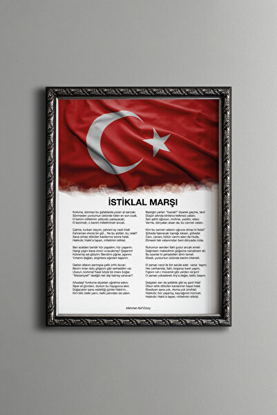 epiqart The Anthem of Independence - Vintage Patterned Frame