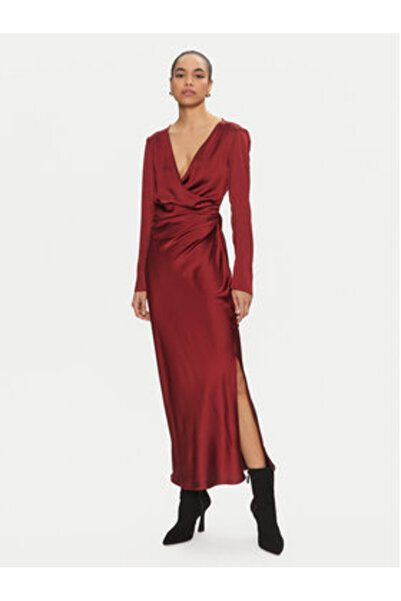 Imperial γυναικείο φόρεμα κοκτέιλ AFGSIBA κόκκινο